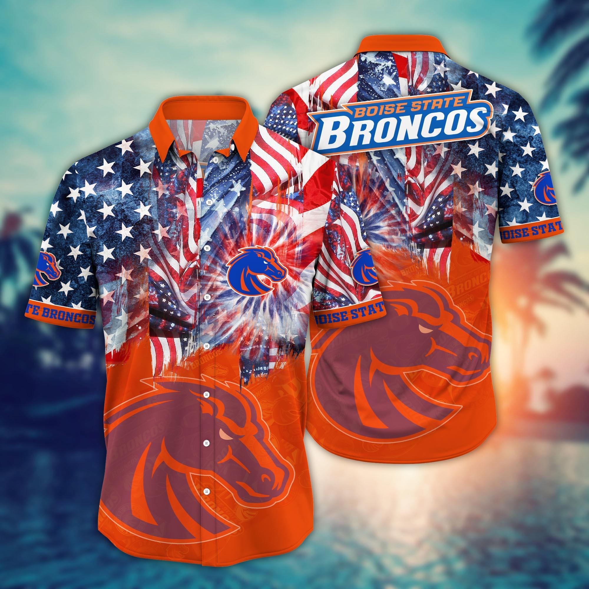 Boise State Broncos NCAA Flower Hawaii Shirt For Fans Ver 31