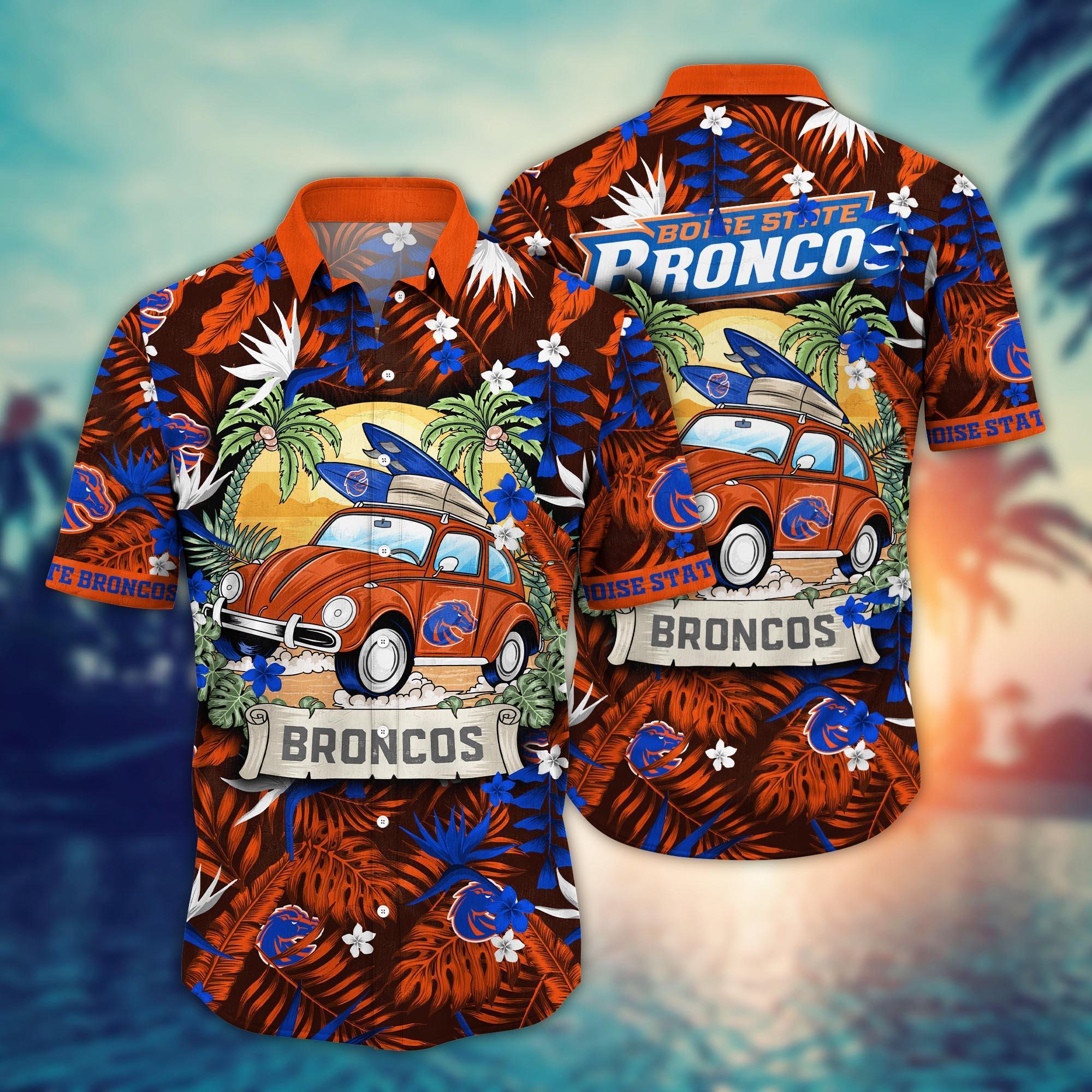 Boise State Broncos NCAA Flower Hawaii Shirt For Fans Ver 33