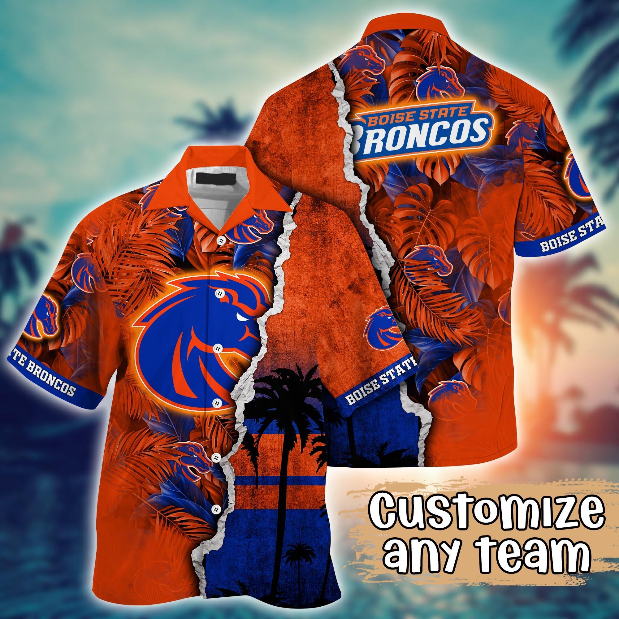 Boise State Broncos NCAA Flower Hawaii Shirt For Fans Ver 35