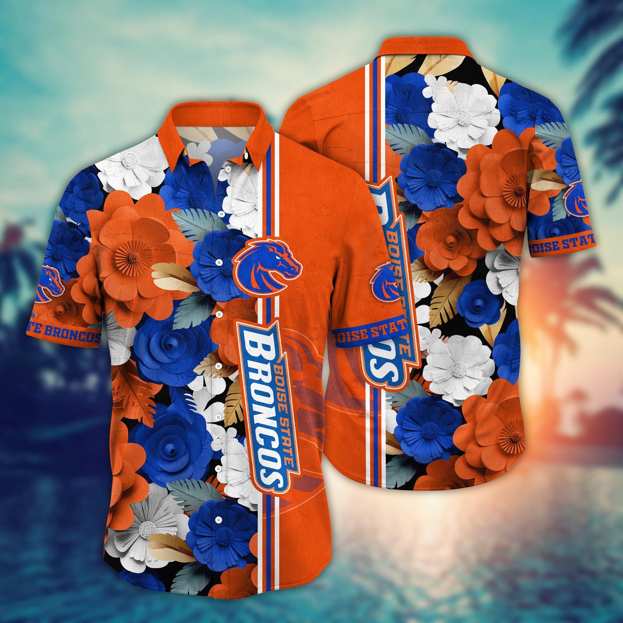Boise State Broncos NCAA Flower Hawaii Shirt For Fans Ver 36