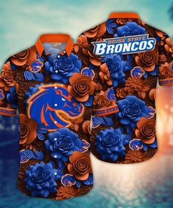Boise State Broncos NCAA Flower Hawaii Shirt For Fans Ver 37