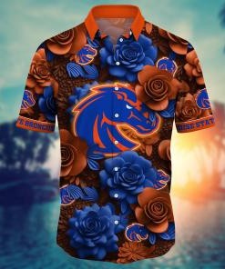 Boise State Broncos NCAA Flower Hawaii Shirt For Fans Ver 37