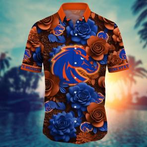 Boise State Broncos NCAA Flower Hawaii Shirt For Fans Ver 37