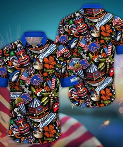 Boise State Broncos NCAA Flower Hawaii Shirt For Fans Ver 4