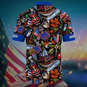 Boise State Broncos NCAA Flower Hawaii Shirt For Fans Ver 4