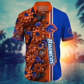 Boise State Broncos NCAA Flower Hawaii Shirt For Fans Ver 5