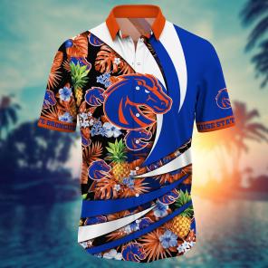 Boise State Broncos NCAA Flower Hawaii Shirt For Fans Ver 6