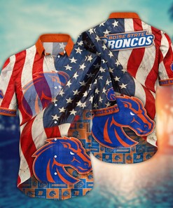 Boise State Broncos NCAA Flower Hawaii Shirt For Fans Ver 9