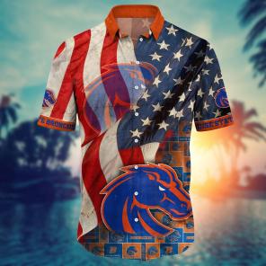 Boise State Broncos NCAA Flower Hawaii Shirt For Fans Ver 9