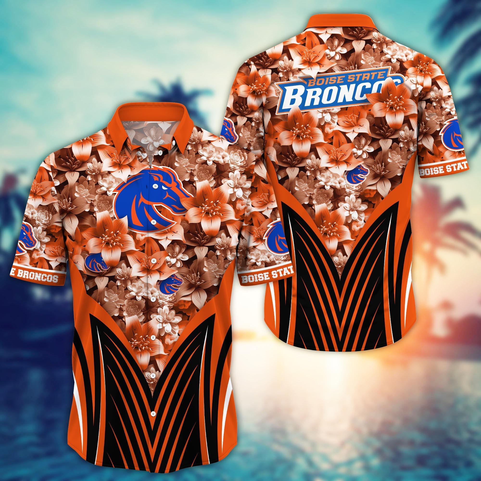 Boise State Broncos NCAA Hawaiian Shirt, Aloha Shirt Ver 1
