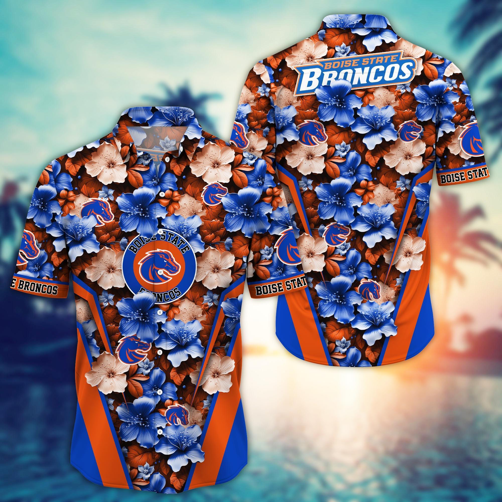 Boise State Broncos NCAA Hawaiian Shirt, Aloha Shirt Ver 2