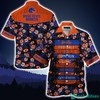 Boise State Broncos Summer Hawaiian Shirt with Tropical Flower Pattern
