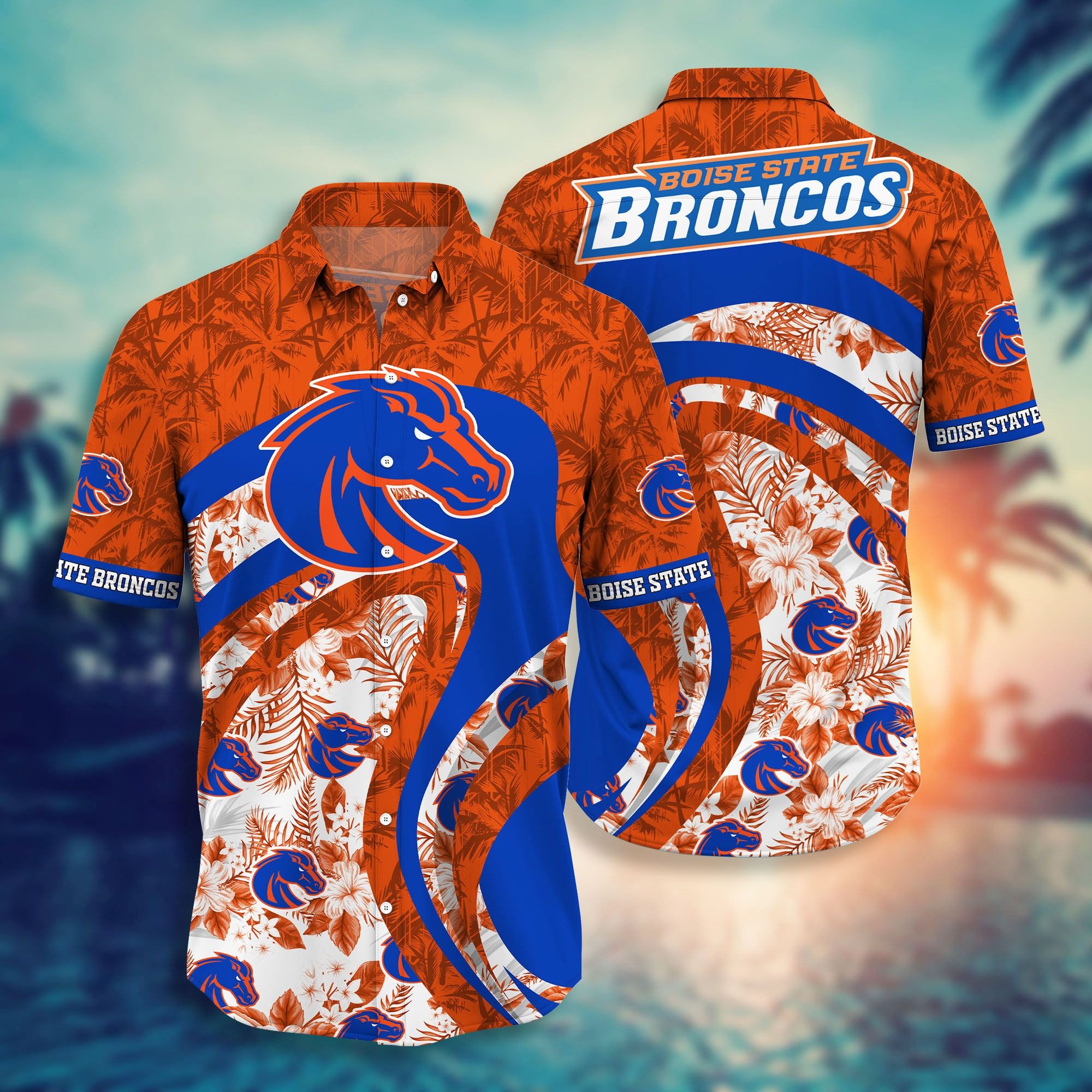 Bold Boise State Broncos NCAA Hawaiian Shirt for Men and Women