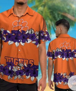 Bold Clemson Tigers Hawaiian Shirt for Sports Fans