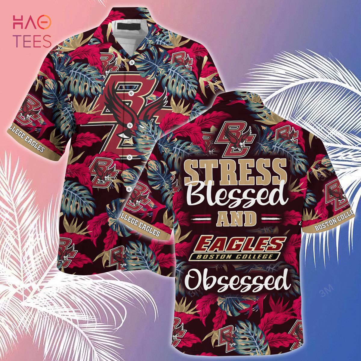 Boston College Eagles Hawaiian Shirt - New Gift Idea for Summer