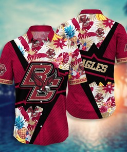 Boston College Eagles NCAA Flower Hawaii Shirt For Fans Ver 10