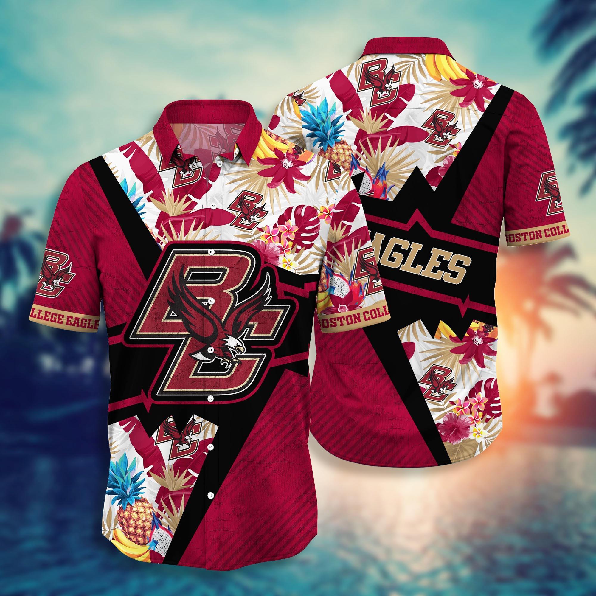 Boston College Eagles NCAA Flower Hawaii Shirt For Fans Ver 10