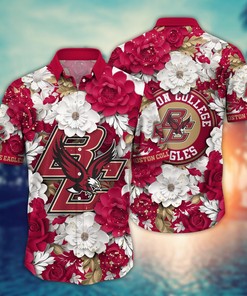 Boston College Eagles NCAA Flower Hawaii Shirt For Fans Ver 11