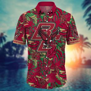 Boston College Eagles NCAA Flower Hawaii Shirt For Fans Ver 12