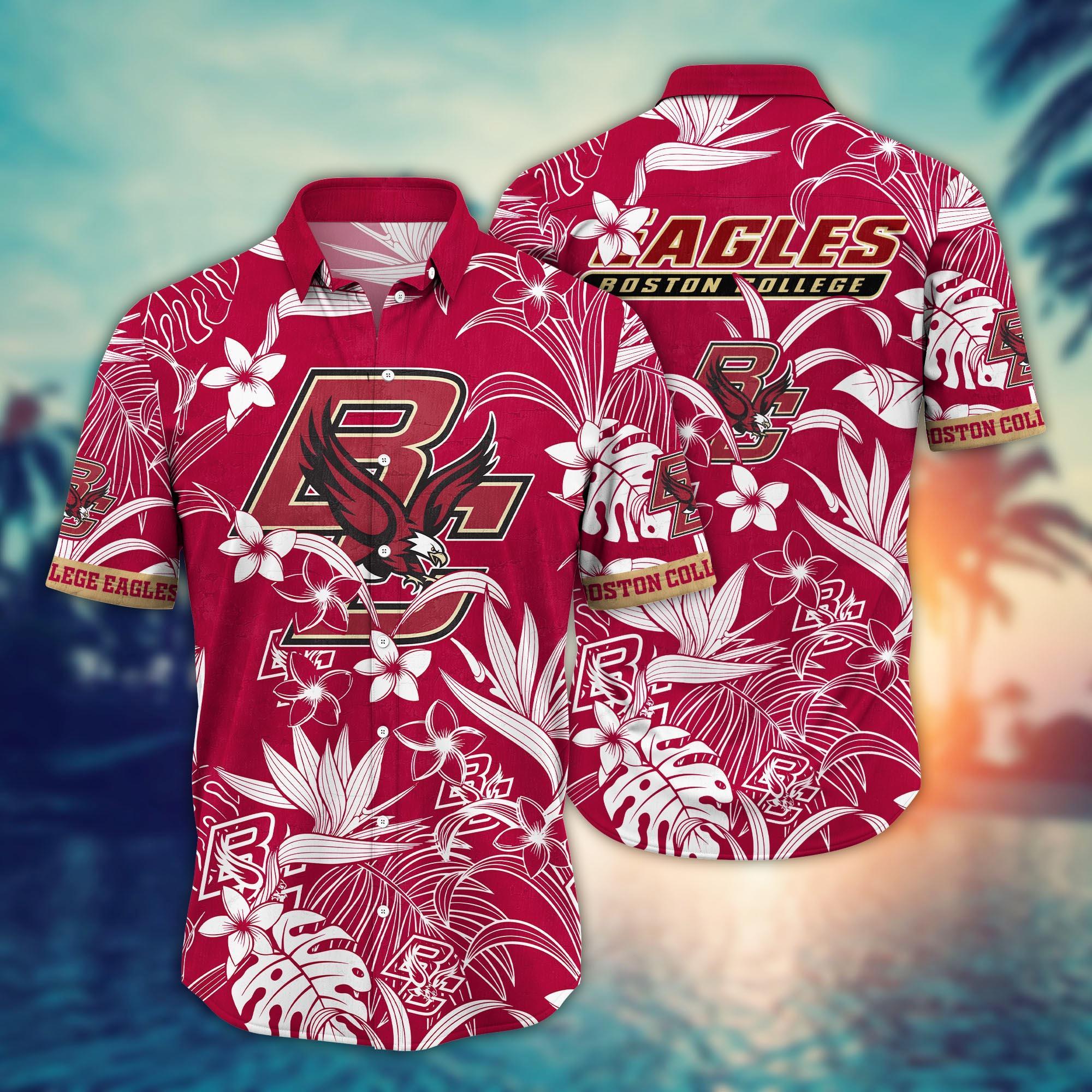 Boston College Eagles NCAA Flower Hawaii Shirt For Fans Ver 13