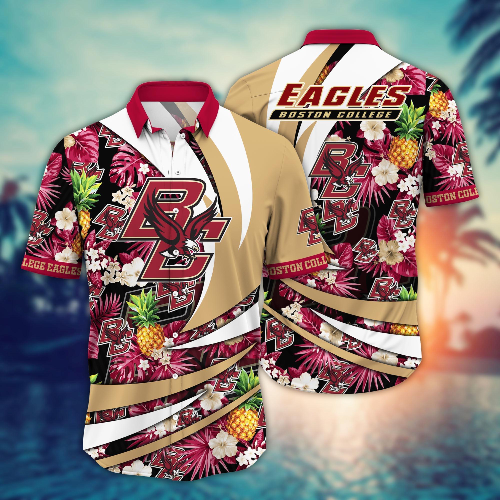 Boston College Eagles NCAA Flower Hawaii Shirt For Fans Ver 14