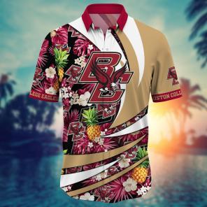 Boston College Eagles NCAA Flower Hawaii Shirt For Fans Ver 14
