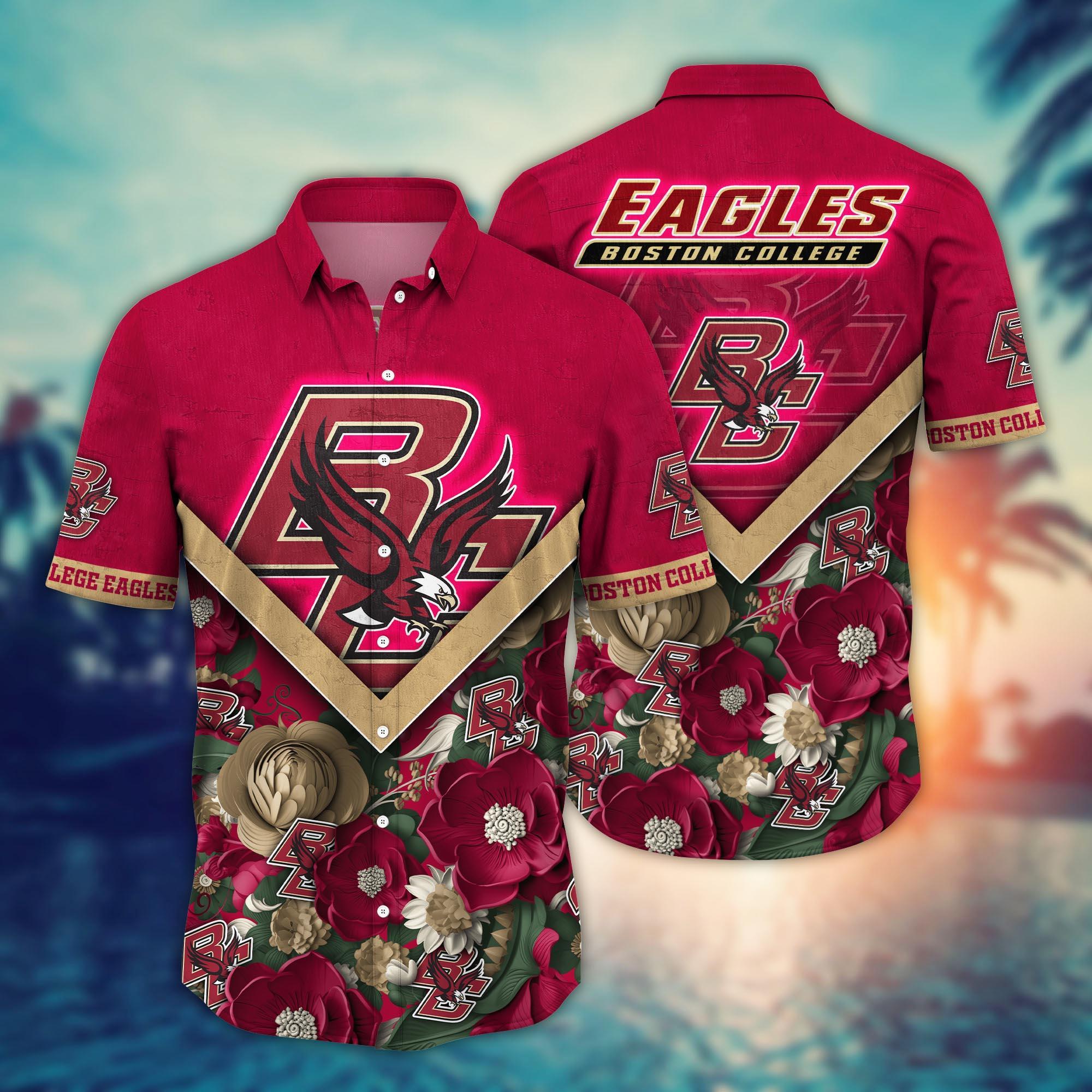 Boston College Eagles NCAA Flower Hawaii Shirt For Fans Ver 15