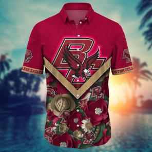 Boston College Eagles NCAA Flower Hawaii Shirt For Fans Ver 15