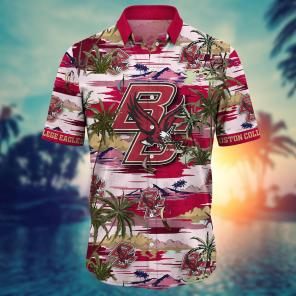 Boston College Eagles NCAA Flower Hawaii Shirt For Fans Ver 17