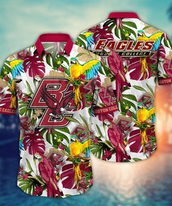 Boston College Eagles NCAA Flower Hawaii Shirt For Fans Ver 2
