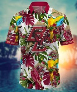 Boston College Eagles NCAA Flower Hawaii Shirt For Fans Ver 2