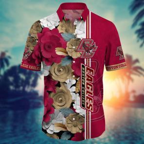 Boston College Eagles NCAA Flower Hawaii Shirt For Fans Ver 22