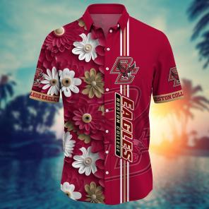 Boston College Eagles NCAA Flower Hawaii Shirt For Fans Ver 24