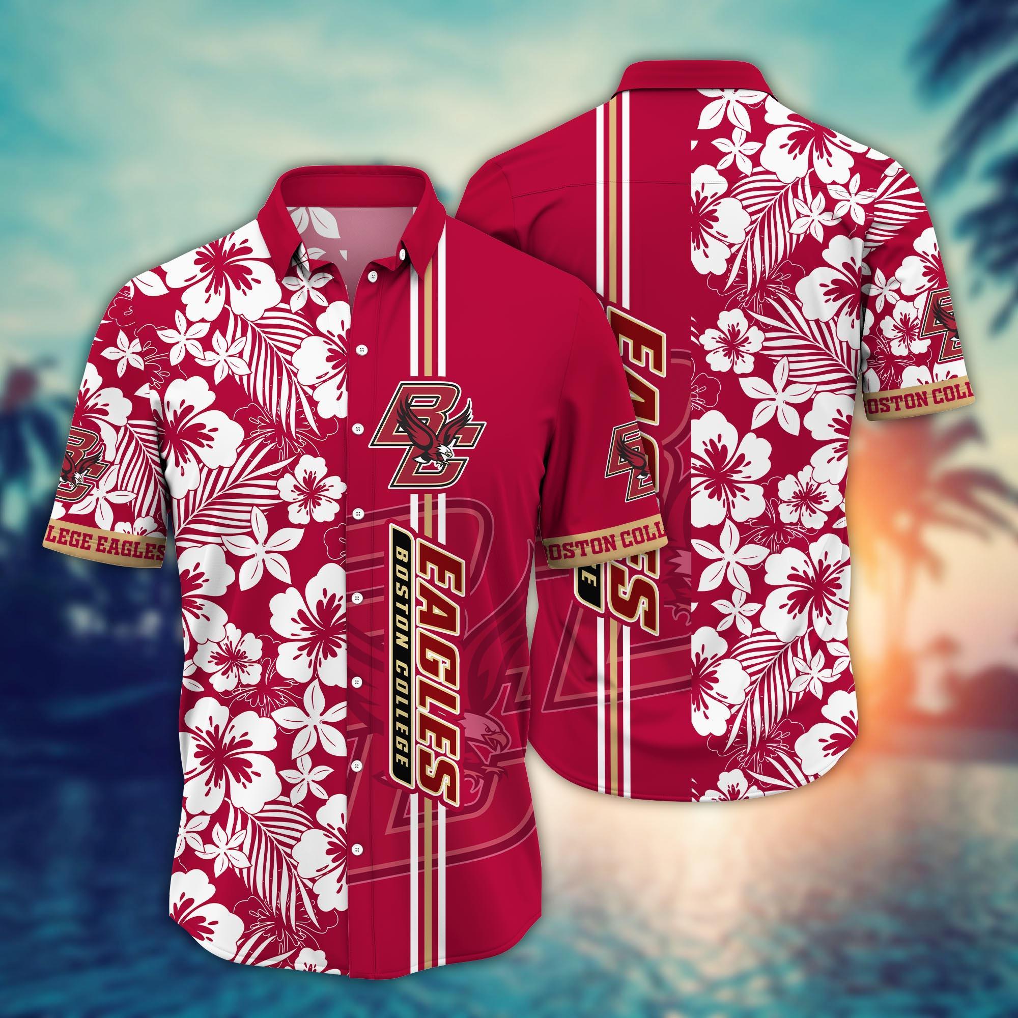 Boston College Eagles NCAA Flower Hawaii Shirt For Fans Ver 25
