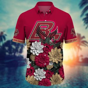 Boston College Eagles NCAA Flower Hawaii Shirt For Fans Ver 26