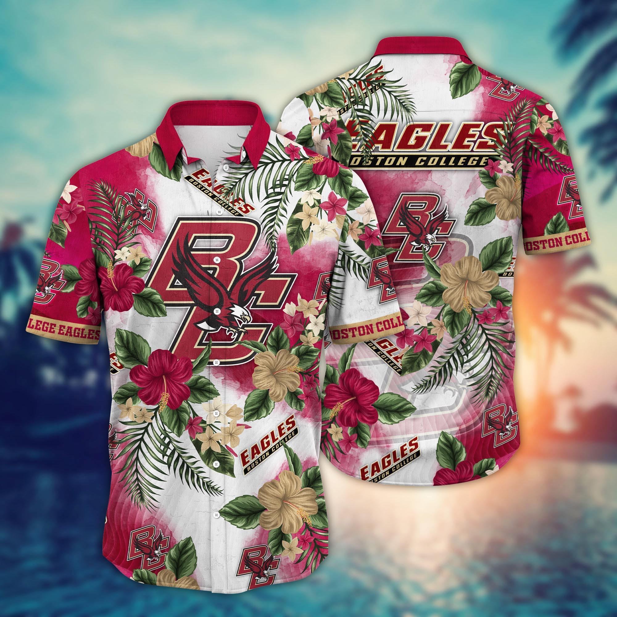 Boston College Eagles NCAA Flower Hawaii Shirt For Fans Ver 27