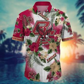 Boston College Eagles NCAA Flower Hawaii Shirt For Fans Ver 27