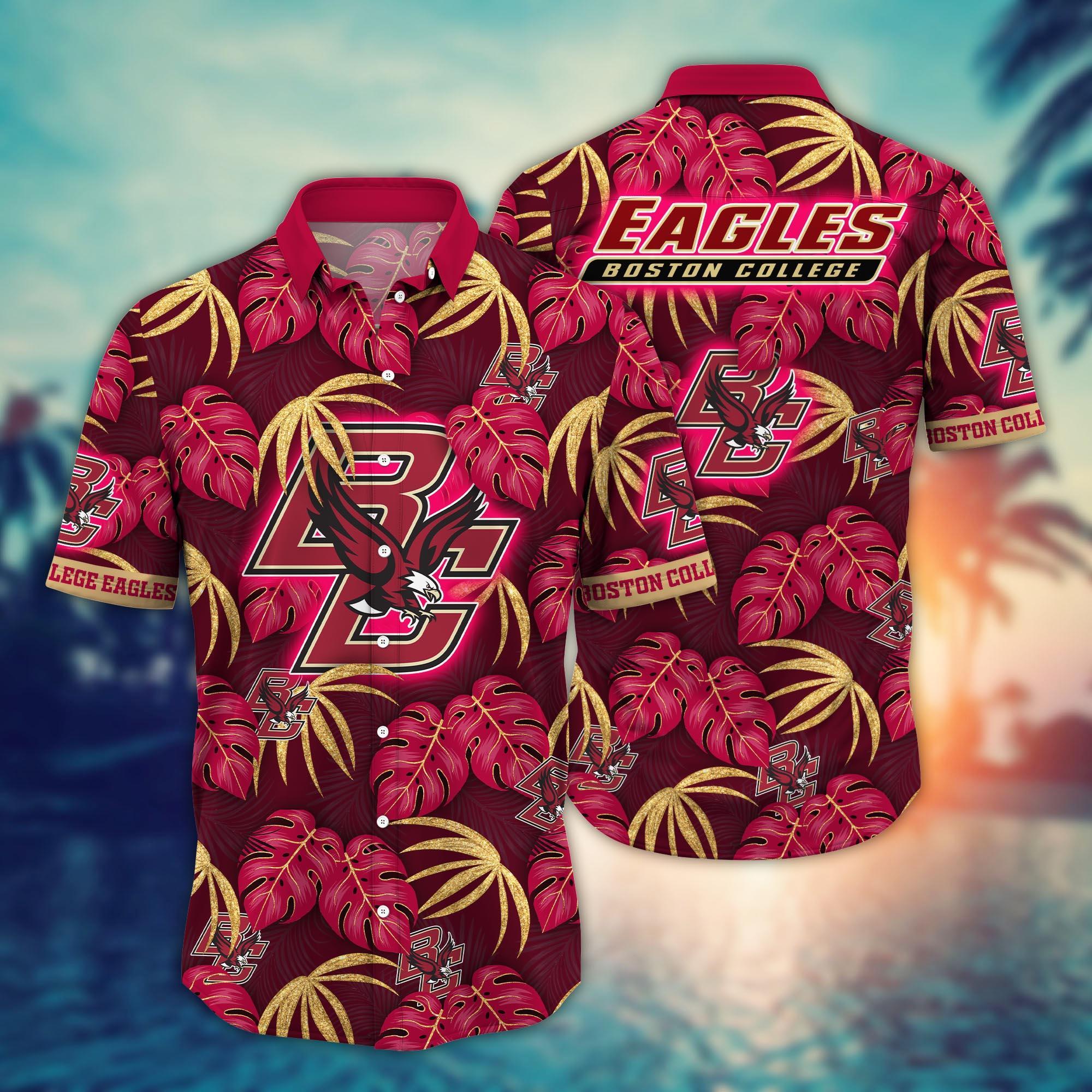 Boston College Eagles NCAA Flower Hawaii Shirt For Fans Ver 29