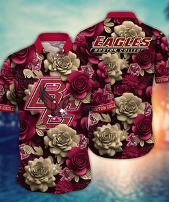 Boston College Eagles NCAA Flower Hawaii Shirt For Fans Ver 3