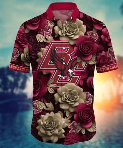 Boston College Eagles NCAA Flower Hawaii Shirt For Fans Ver 3