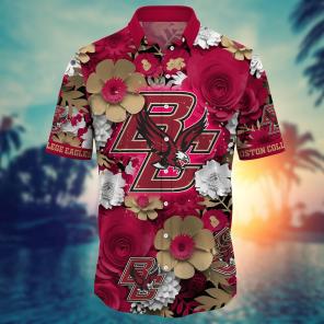Boston College Eagles NCAA Flower Hawaii Shirt For Fans Ver 35