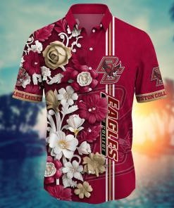 Boston College Eagles NCAA Flower Hawaii Shirt For Fans Ver 36