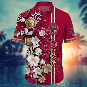 Boston College Eagles NCAA Flower Hawaii Shirt For Fans Ver 36