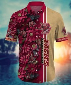Boston College Eagles NCAA Flower Hawaii Shirt For Fans Ver 4
