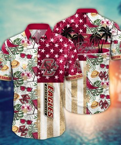 Boston College Eagles NCAA Flower Hawaii Shirt For Fans Ver 6