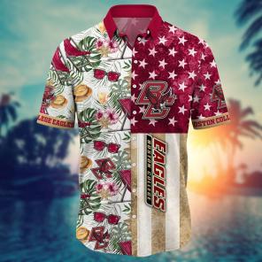 Boston College Eagles NCAA Flower Hawaii Shirt For Fans Ver 6
