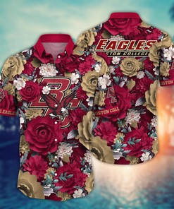 Boston College Eagles NCAA Flower Hawaii Shirt For Fans Ver 7
