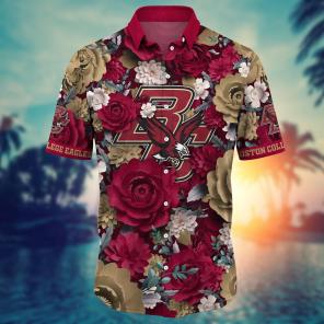 Boston College Eagles NCAA Flower Hawaii Shirt For Fans Ver 7