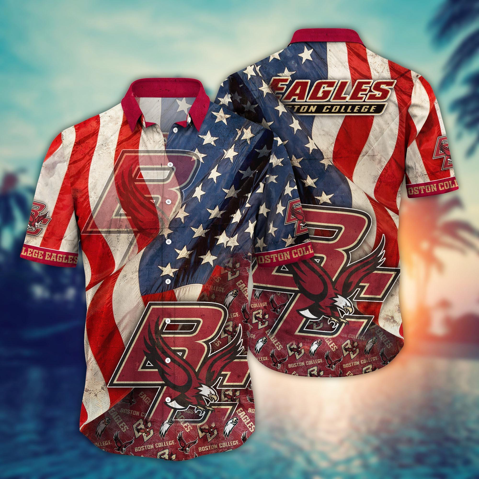Boston College Eagles NCAA Flower Hawaii Shirt For Fans Ver 8
