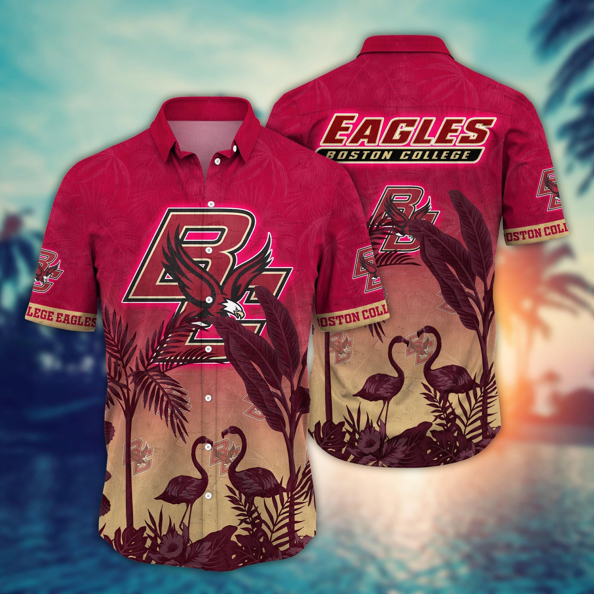 Boston College Eagles NCAA Flower Hawaii Shirt For Fans Ver 9